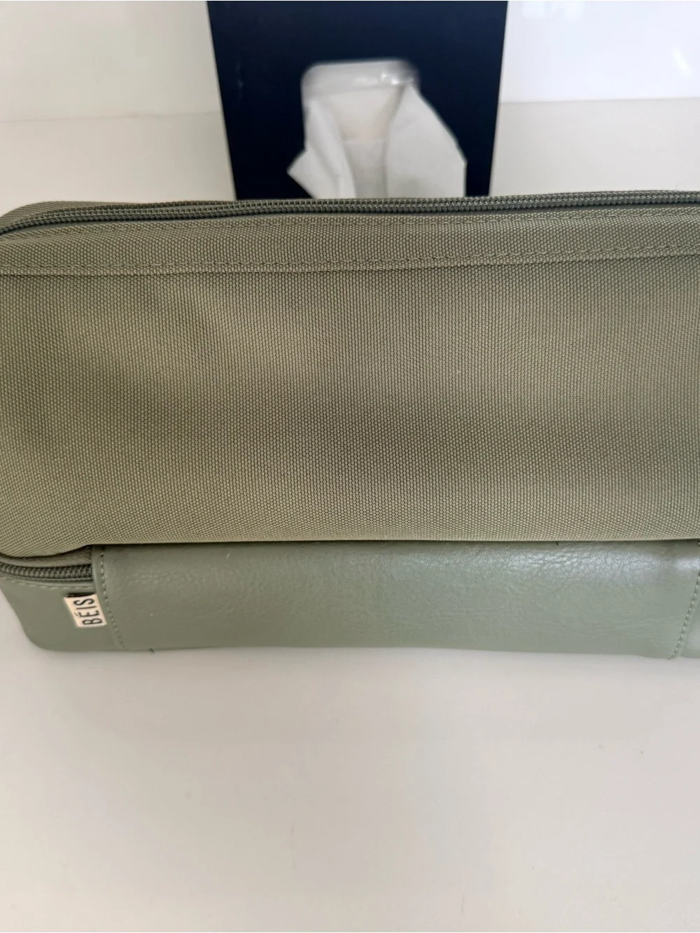 BEIS THE DOPP KIT Olive Green Travel Organizer Pouch
